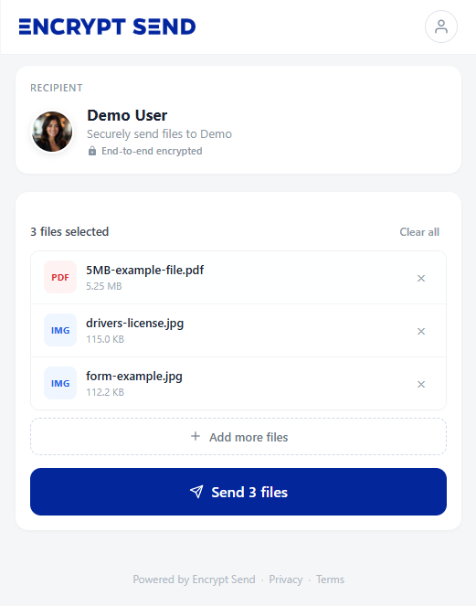 Guest uploading files via your portal